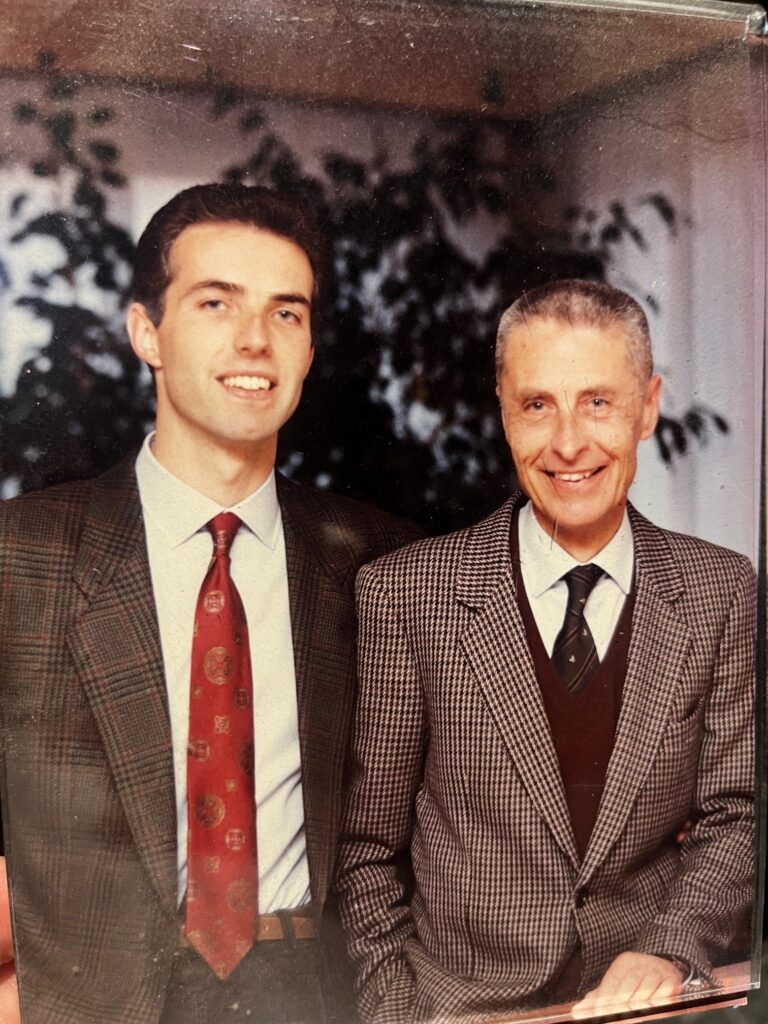 Giorgio Colutta s otcom v roku 1985